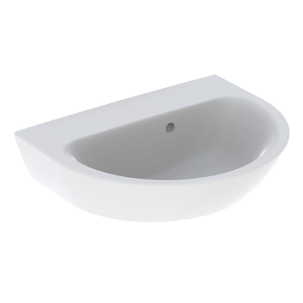 Geberit Renova Handwaschbecken, 50x40cm o. Hl., m. Ül., weiß, KeraTect