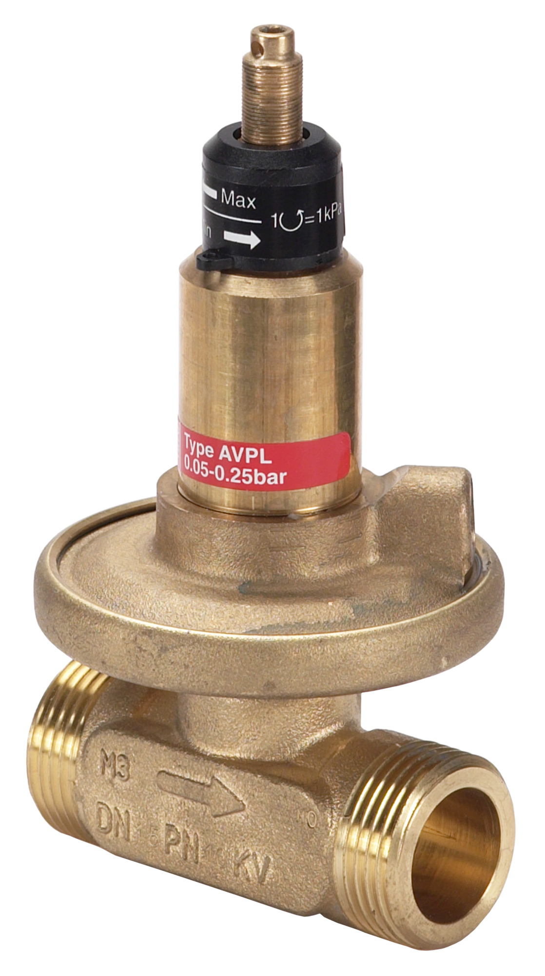 Danfoss Differenzdruckregler AVPL DN15, Kvs 1,6, PN16, 0,05-0,25 bar