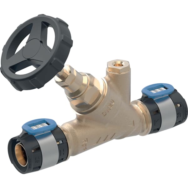Geberit FlowFit Schrägsitz-Absperrventil d20 RG+