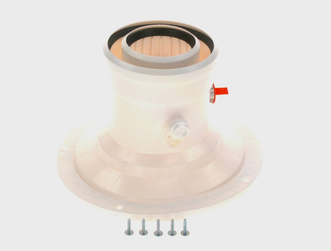 BOSCH Ersatzteil TTNR: 8738803490 Abgasstutzen konz 80/125 Öl V3 everp