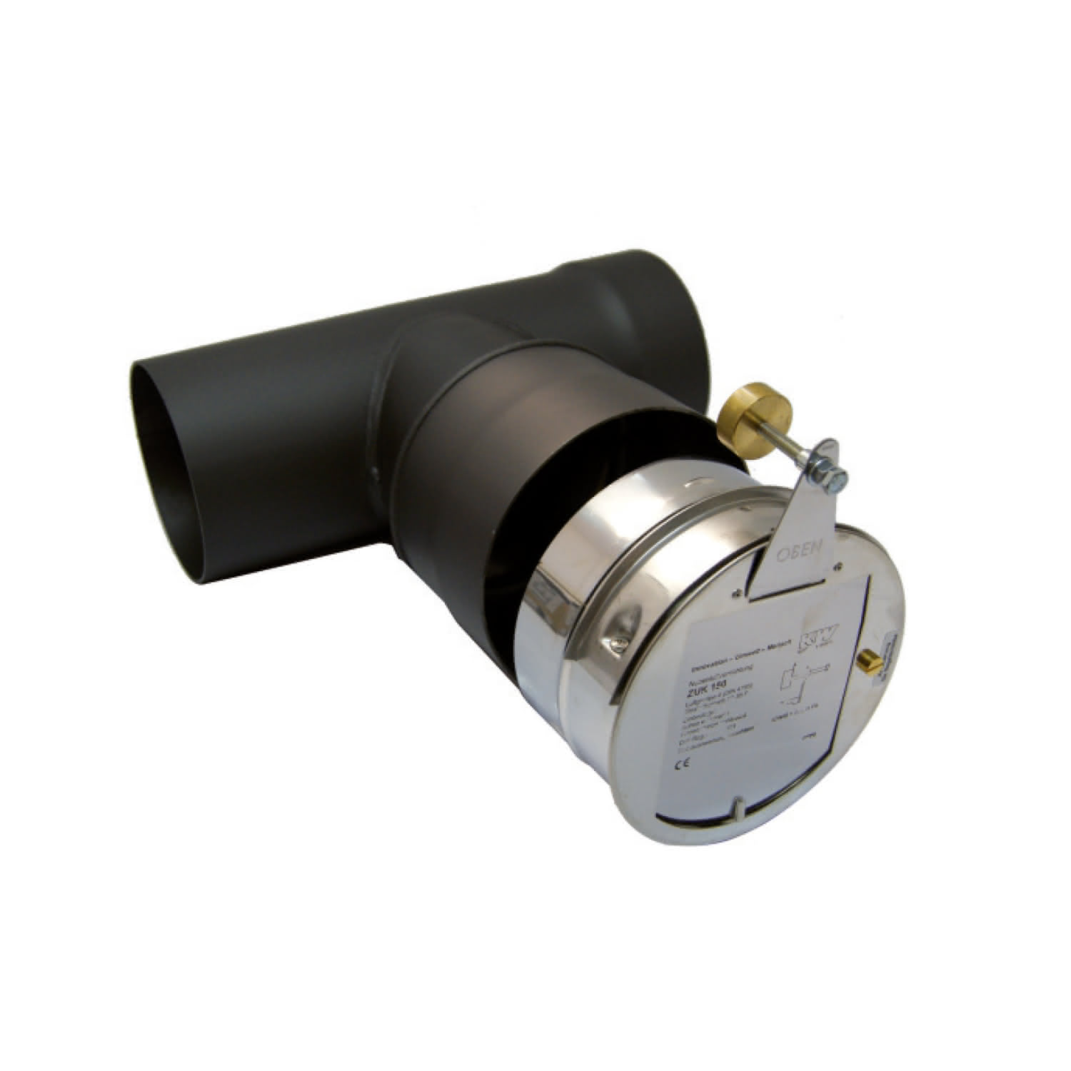 SOLARFOCUS ZUGREGLER SCHWARZ DM 130 mm mit Explosionsklappe SOLARFOCUS ZUGREGLER SCHWARZ DM 130 mm mit Explosionsklappe