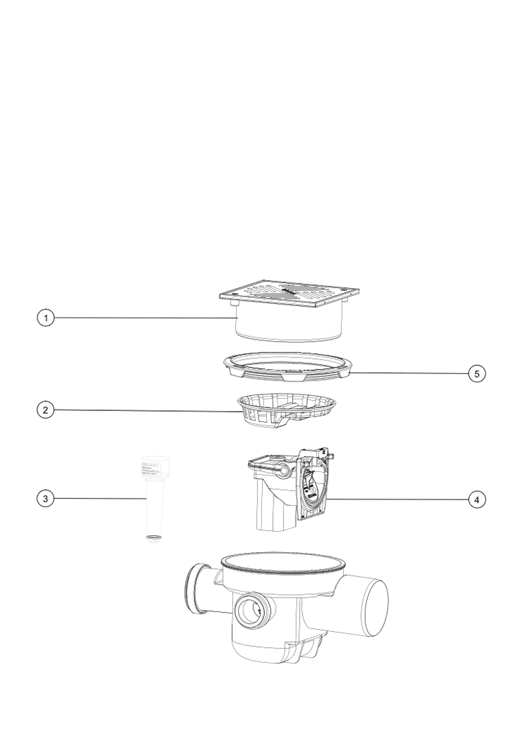 KESSEL-Grundkörper Der Universale DN 100, Rost Edelstahl, Rückstauschutz