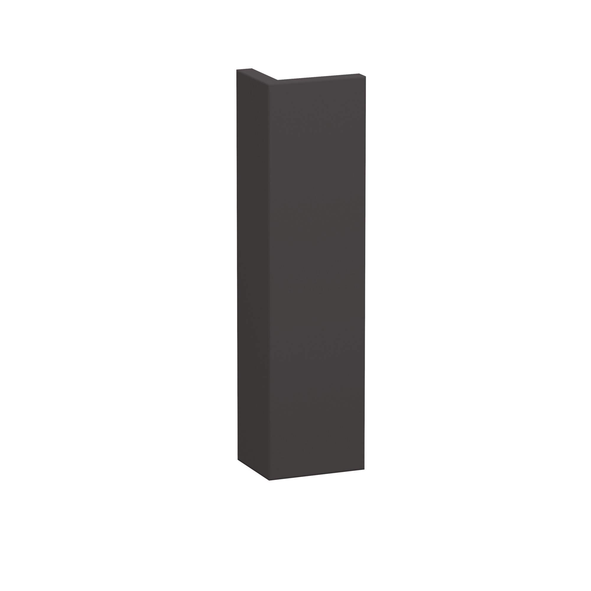 Duravit Korpusblende L-Cube var. 400xVARx16mm Graphit Supermatt