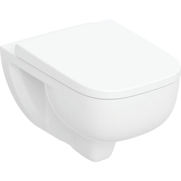Geberit Renova Plan Set WWC-Tiefspüler TurboFlush, m. WC-Sitz, T:54cm, weiß