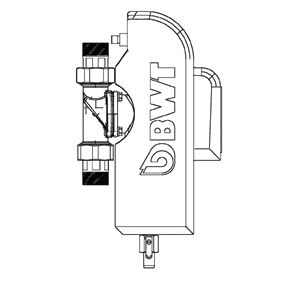 BWT Abscheider AQA therm SLA 1 Schlamm-Luftabscheider