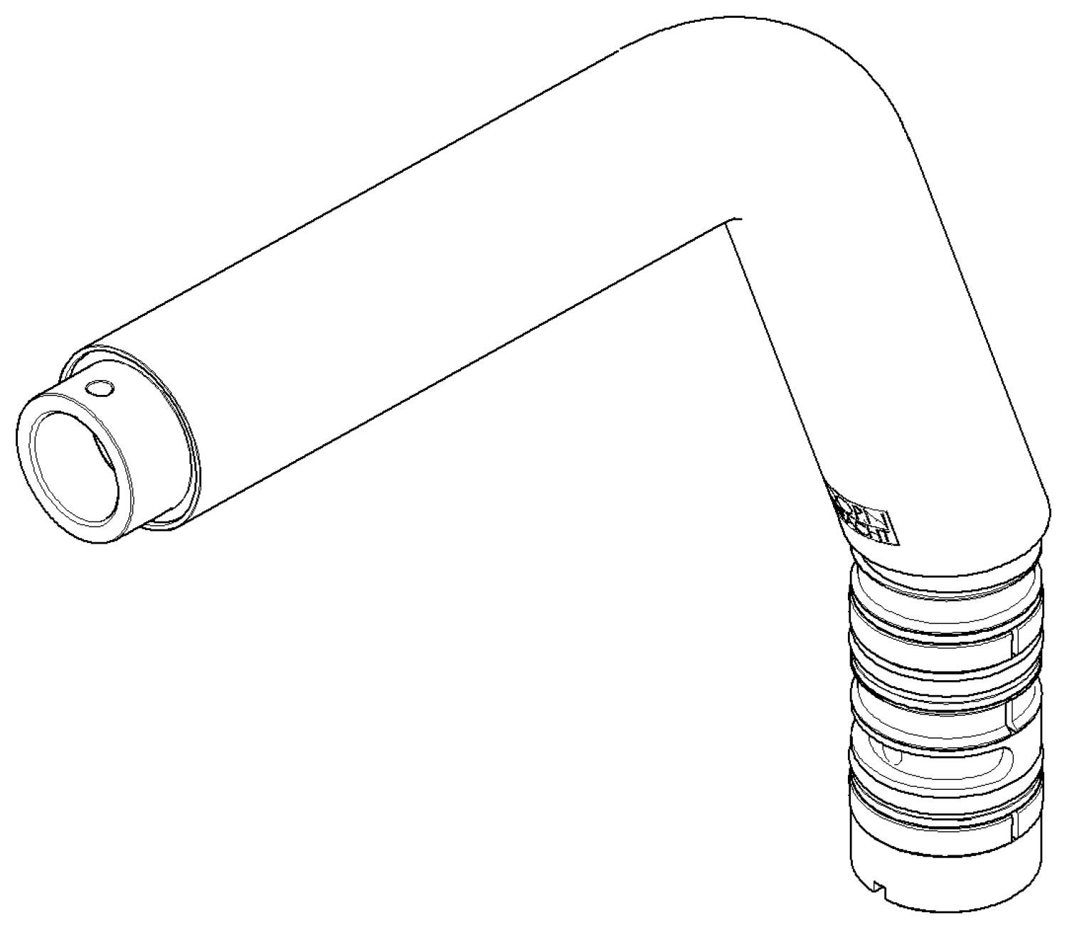 DO Auslauf ERSATZTEILE 90282225900 245 x 173 x 28 mm Chrom