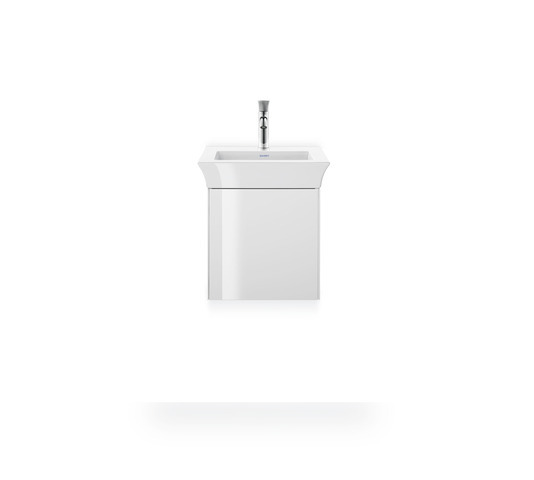 Duravit HWB/MHWB 450 mm White Tulip, weiß o.ÜL,1HL,Rückwand geschl.u.glasiert,WGL