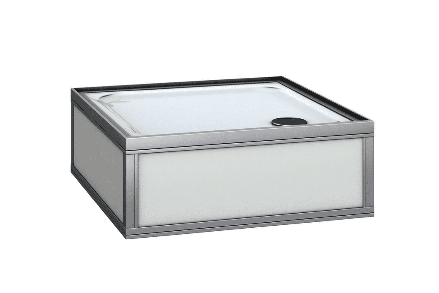 Roth Komplettdusche Exklusiv Unterteil Typ 121/795x945/ohne Boiler/ohne Pumpe
