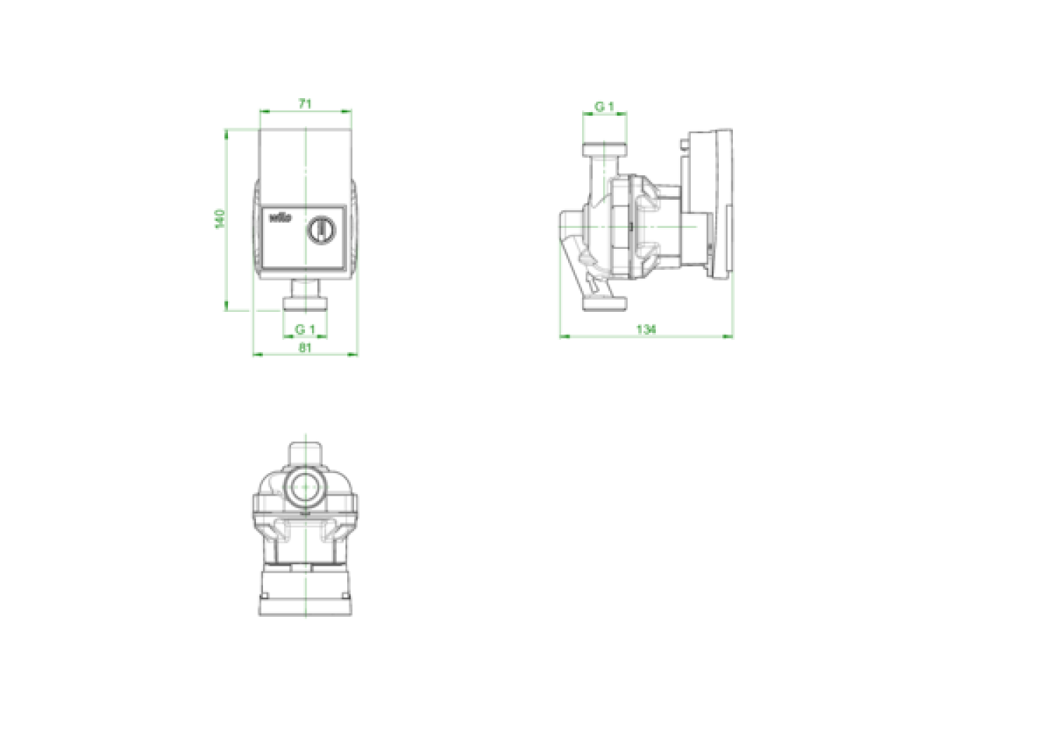 OVENTROP-Ersatzpumpe Zirkulation für Regumaq X-25/X-45