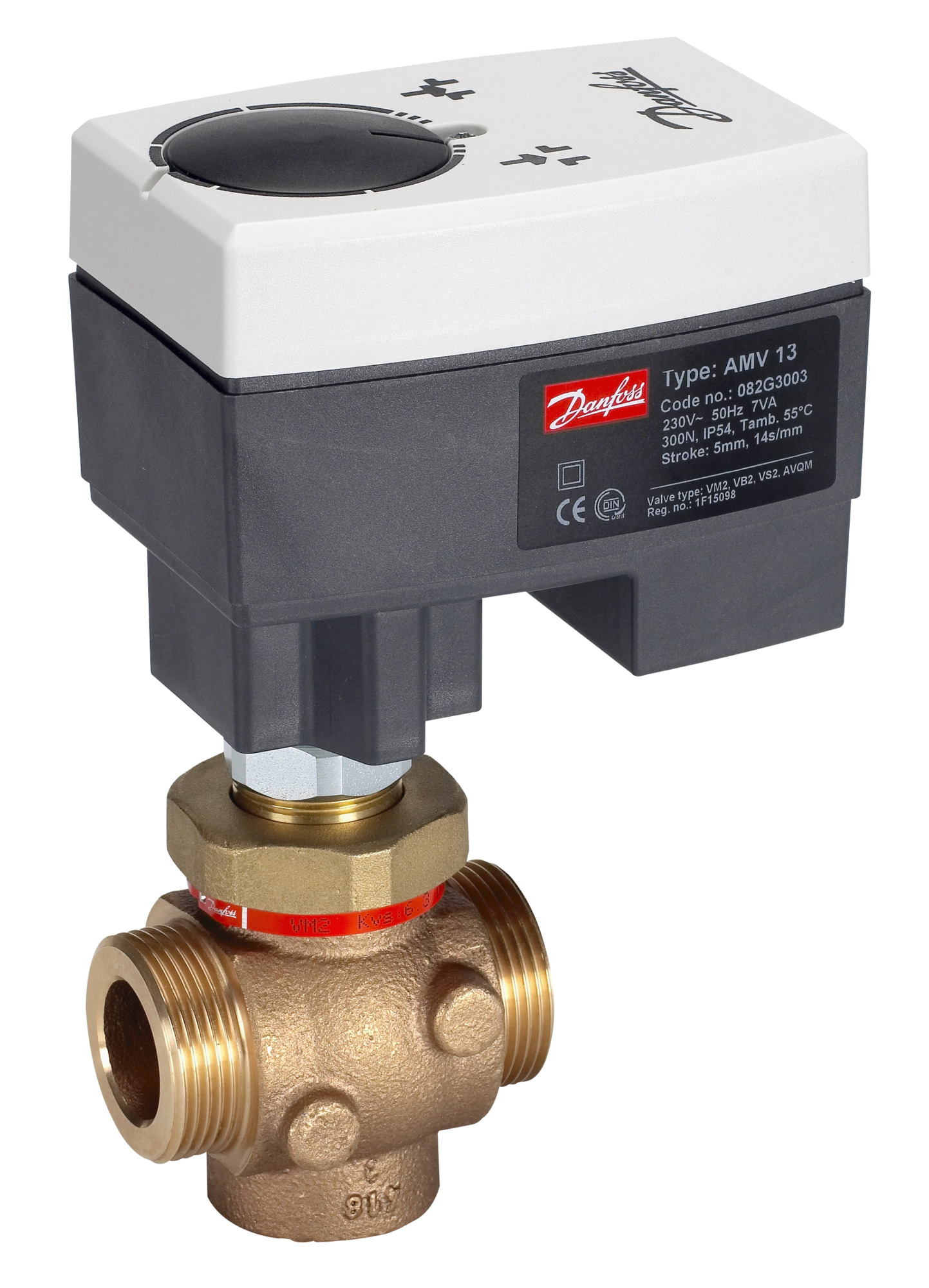 Danfoss Durchgangsventil VM2 DN25 Kvs 6,3, PN25, RG5, G11/4"A