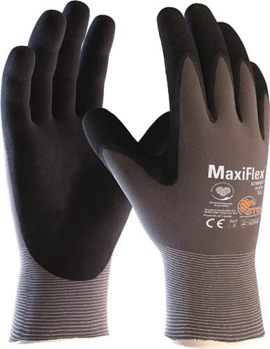 Handschuhe MaxiFlex Ultimate 34-874 Gr.9 grau/schwarz Nyl.m.Nitril EN 388 Kat.II Handschuhe MaxiFlex Ultimate 34-874 Gr.9 grau/schwarz Nyl.m.Nitril EN 388 Kat.II