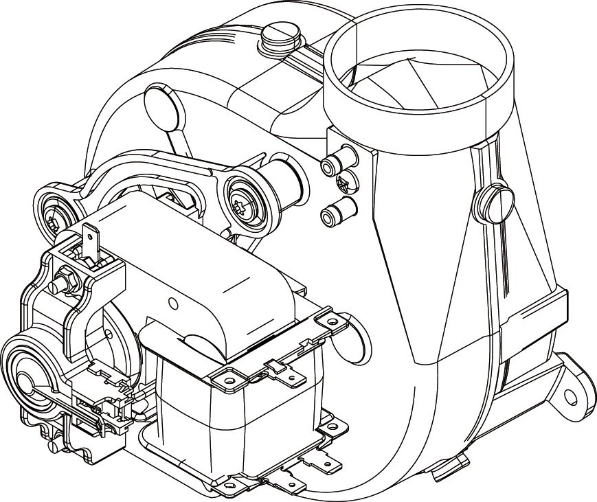 BOSCH Ersatzteil TTNR: 87160112970 Gebläse