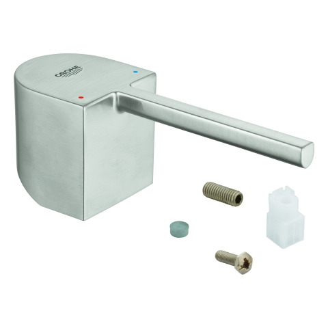 GROHE Hebel 48452 für EHM-Waschtisch Einlochmontage supersteel