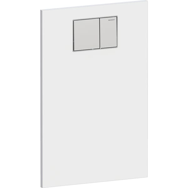 Geberit Designplatte f. Geberit AquaClean WC-Aufsatz, weiß-alpin