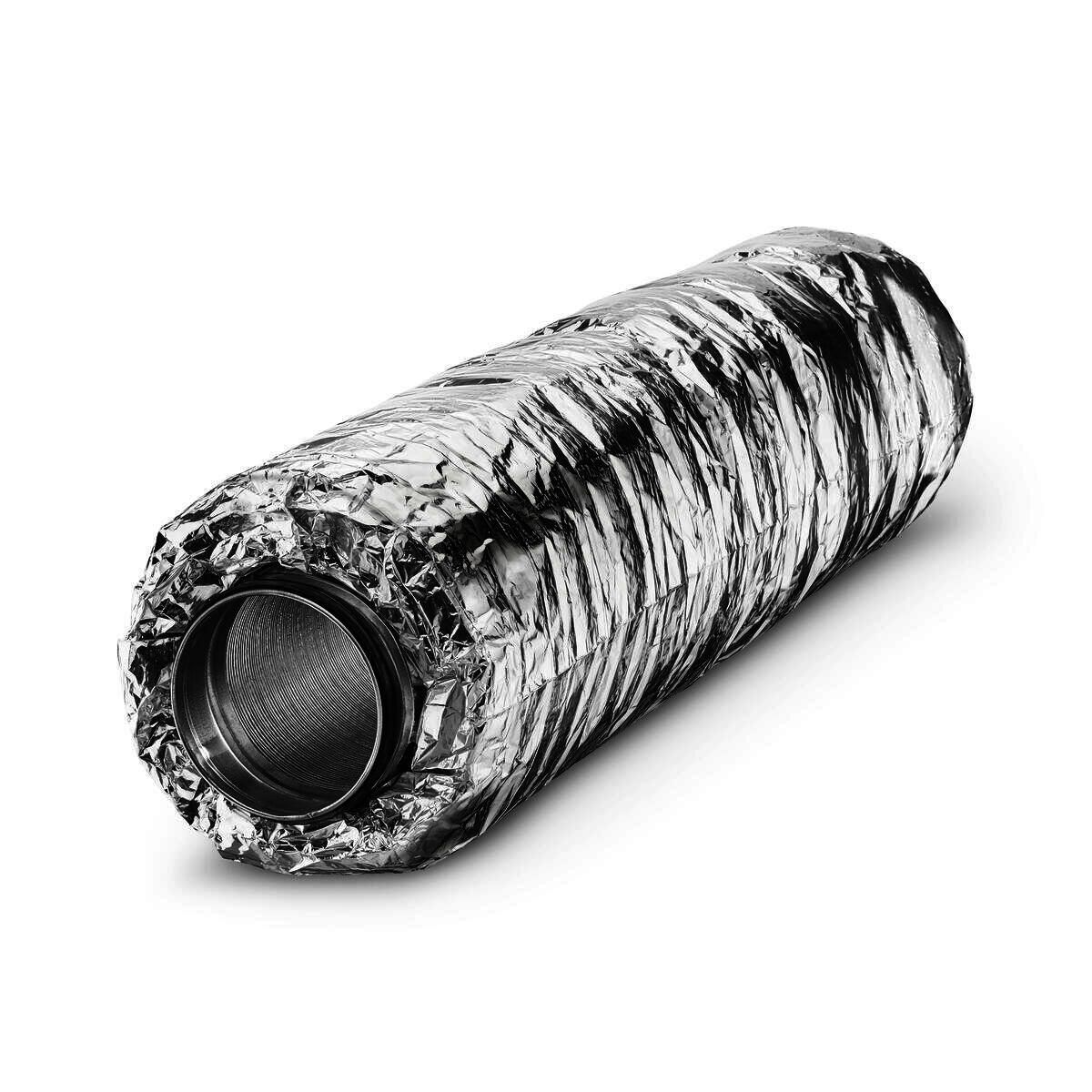 Helios SDE 125 Flex. Rohrschalldämpf. elast., Länge=1 m