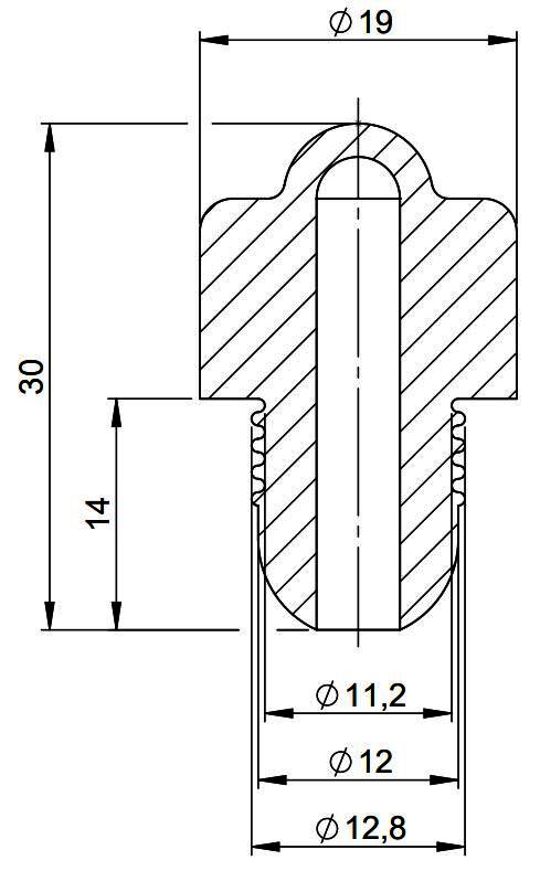 MHG Vario Stopfen d=12 mm, kurz