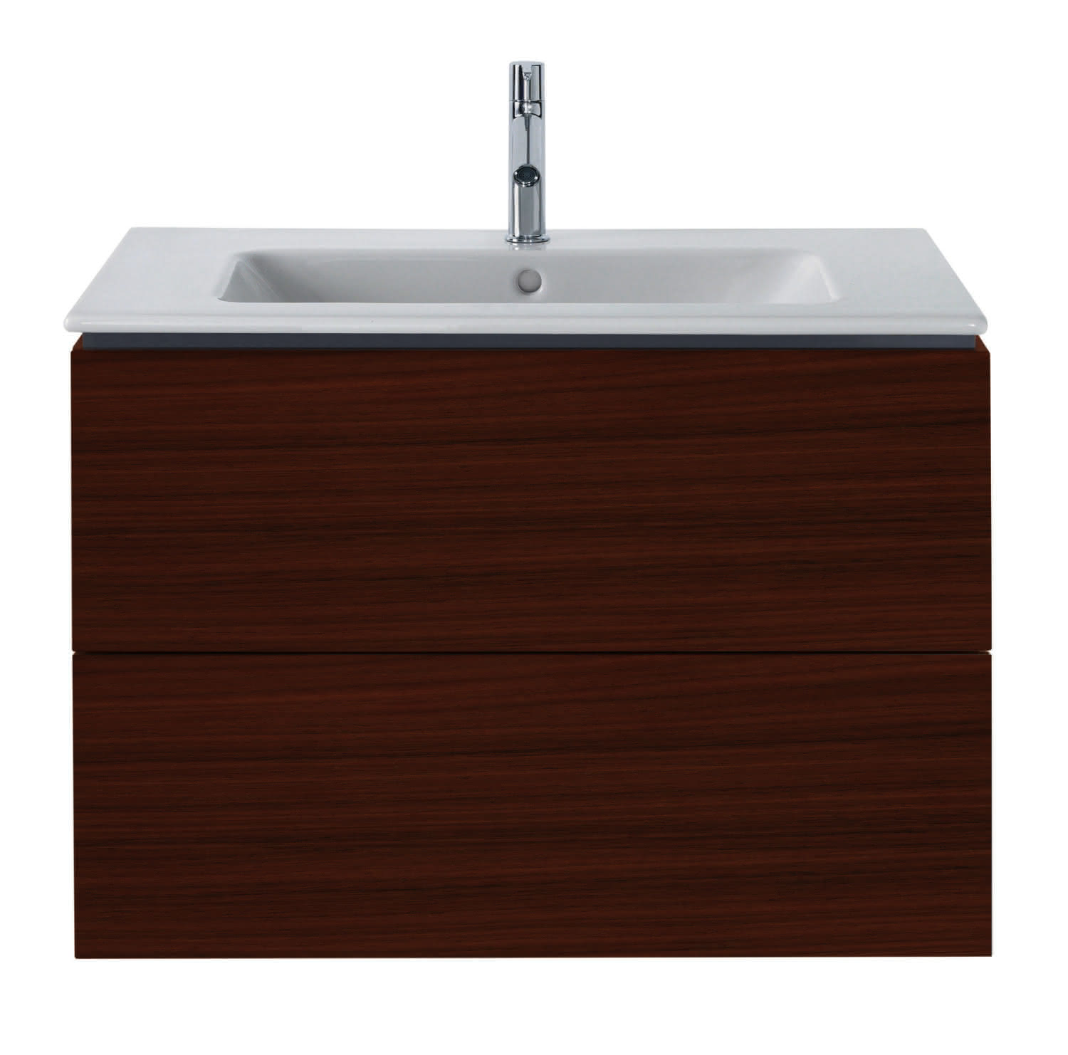 DU Möbelwaschtisch ME by Starck 830 mm mit ÜL, mit HLB, 1 HL, weiß