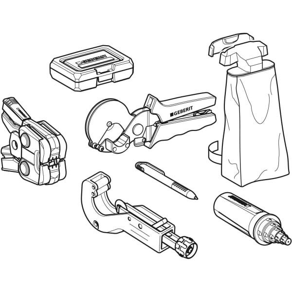 Geberit FlowFit Pressbackenset d16-40 Geberit Kompatibilität (1)