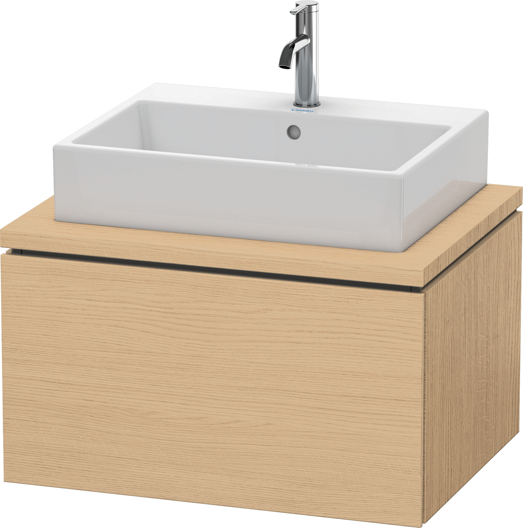 Duravit WTU für Konsole L-Cube 400x720x547mm 1 Auszug, Eiche Natur