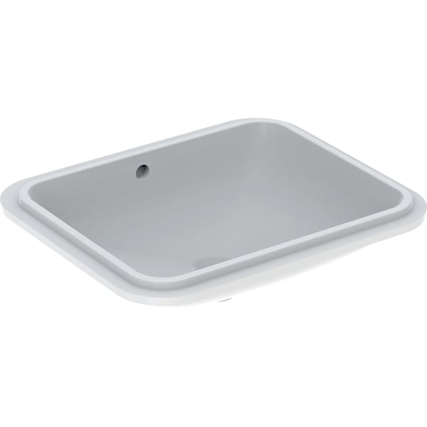 Geberit VariForm Unterbau-WT, rechteckig 58x49cm, o. Hl, m. Ül., weiß, KeraTect