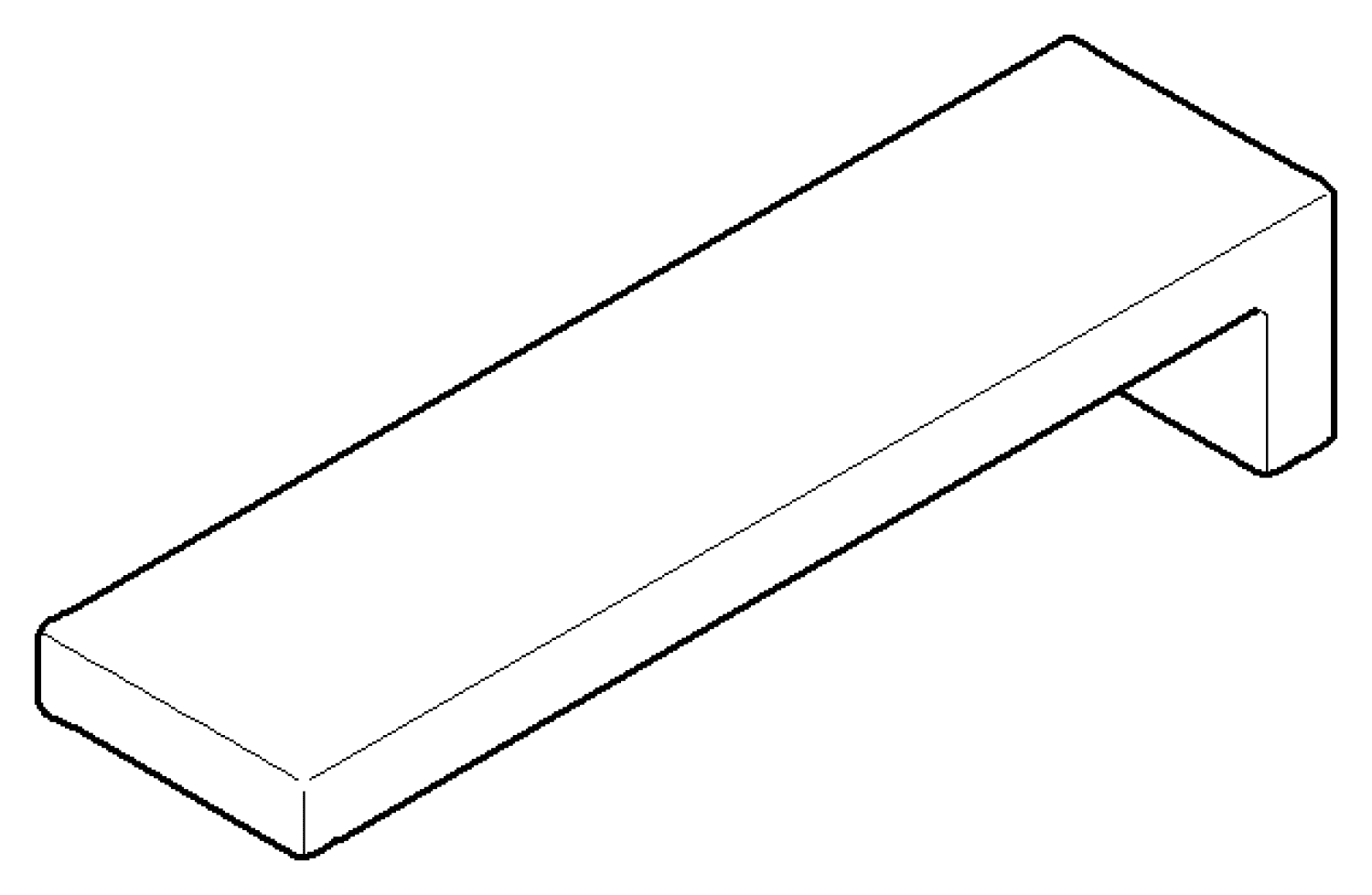 DO Griff ERSATZTEILE 092078010 86 x 18 x 22,5 mm Chrom
