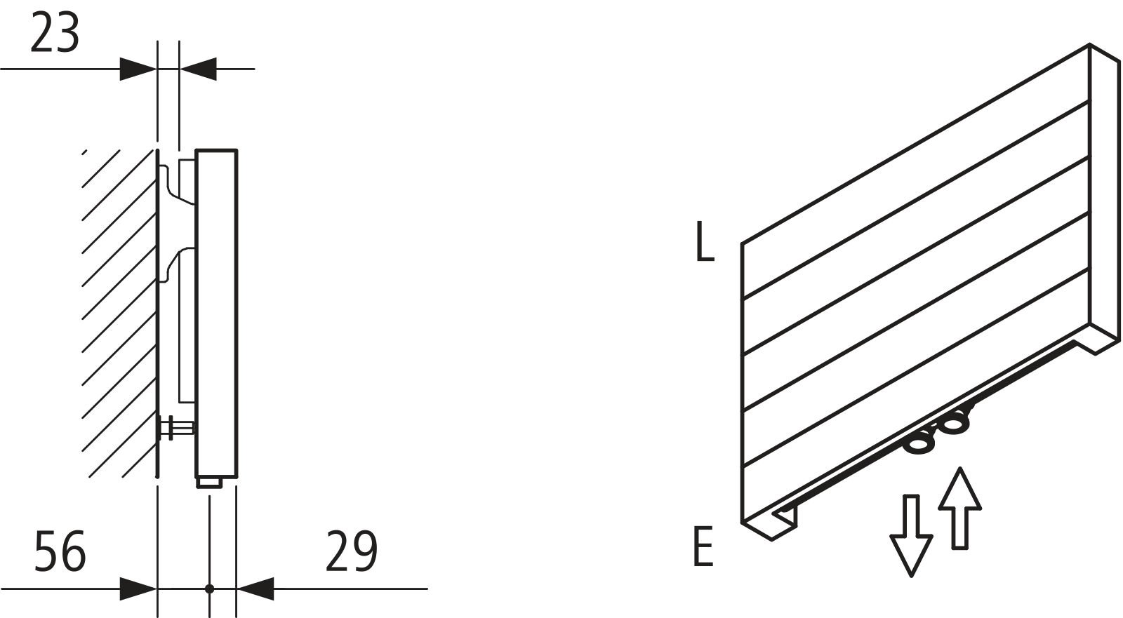 Kermi Heizwand HHN Typ11 BH140x61x600mm QN226,weiß,6bar,o.Abd.,AB 12,LH120