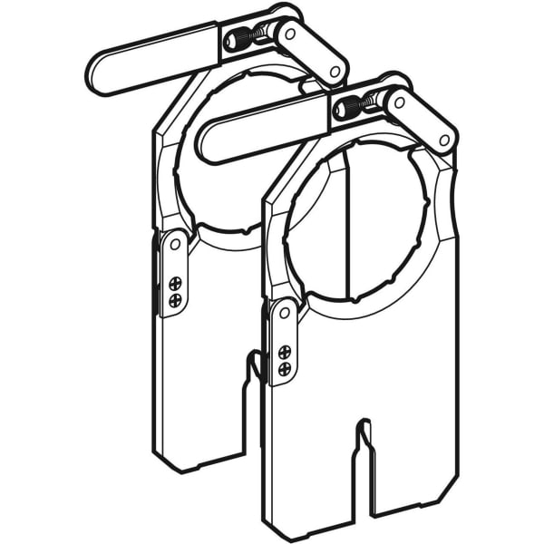 Geberit Set Aufspannplatten d125