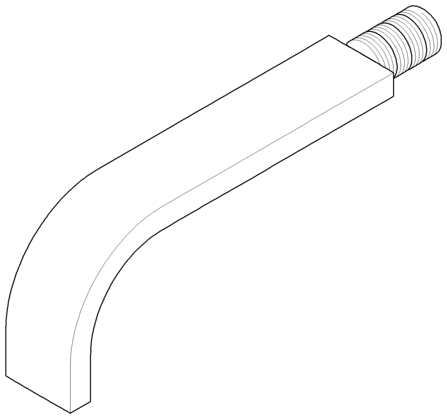 DO Auslauf ERSATZTEILE 04282215010 170 x 35 x 11 mm Platin