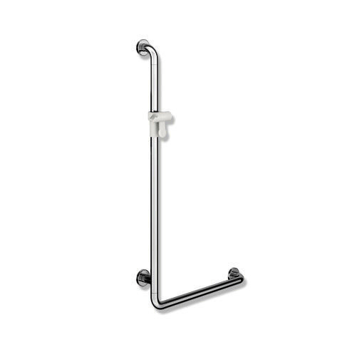 HEWI Winkelgriff m.Br.H. in 98, AM1:1100 W1:600, d:33, chromoptisch besch.