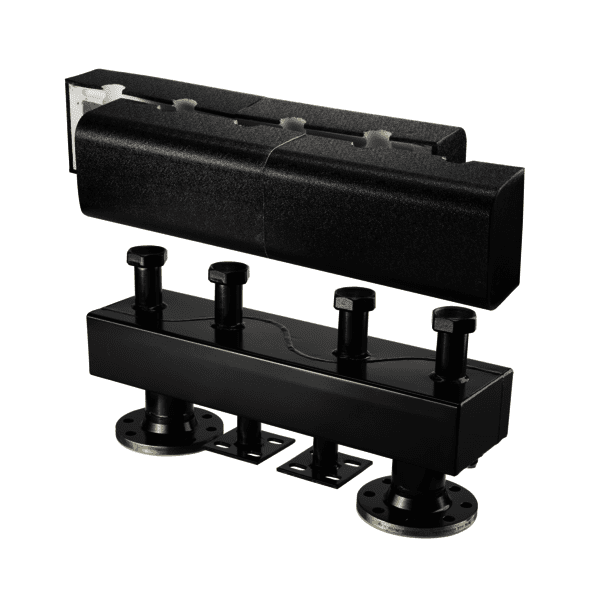 OVENTROP-Verteilerbalken für Regumat DN 40/50, für 3 Heizkreise, Stahl
