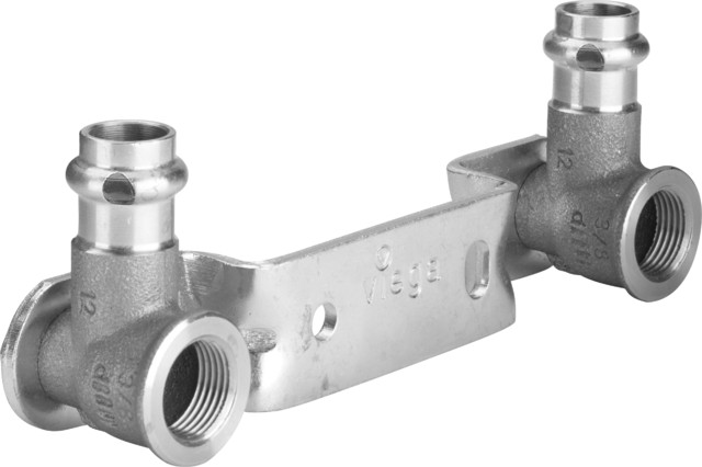 Viega Montageeinheit mit SC Sanpress 2222.6EX in 12mm x Rp3/8 x 120mm Sibr