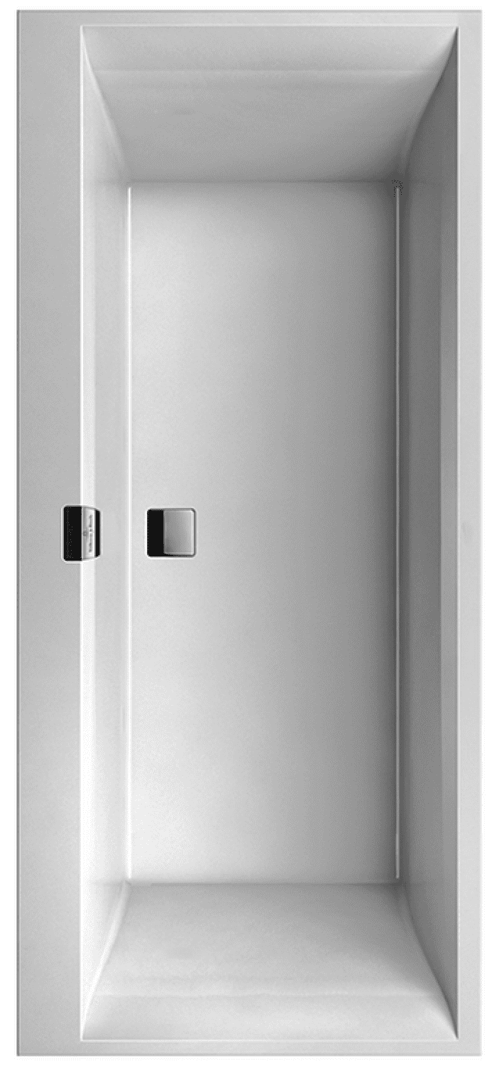 VB Badewanne Squaro Edge 12 1800x800x475mm Duo Rechteck Weiß Alpin