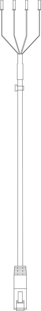BOSCH Ersatzteil TTNR: 8738206768 Kabel für Anzeige R101/5200 10m
