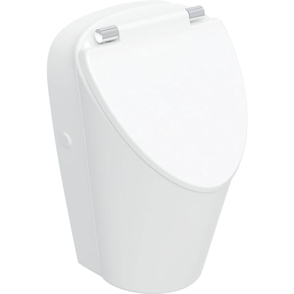 Geberit Renova S Urinal mit Deckel, Zul. hi. Abga hinten od. unten, weiß