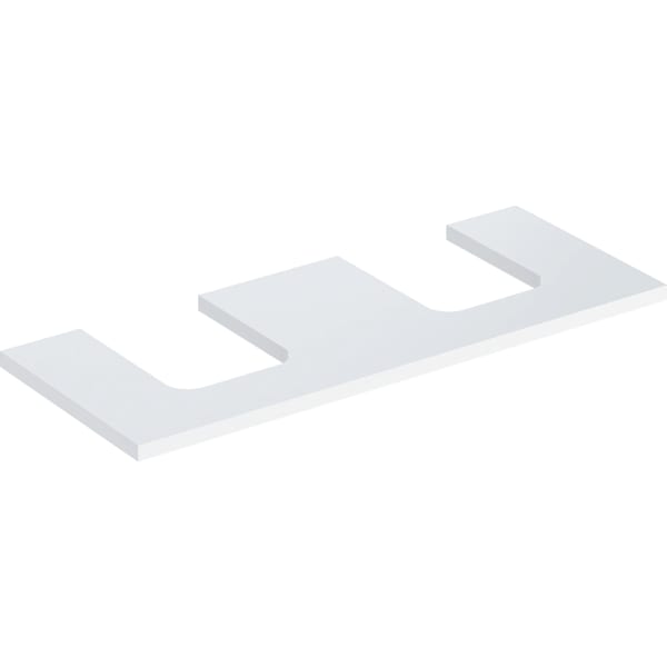 Geberit ONE WT-Pl. Aus re/li f. AWT Schalenf. 120x3x47cm, weiß hgl.