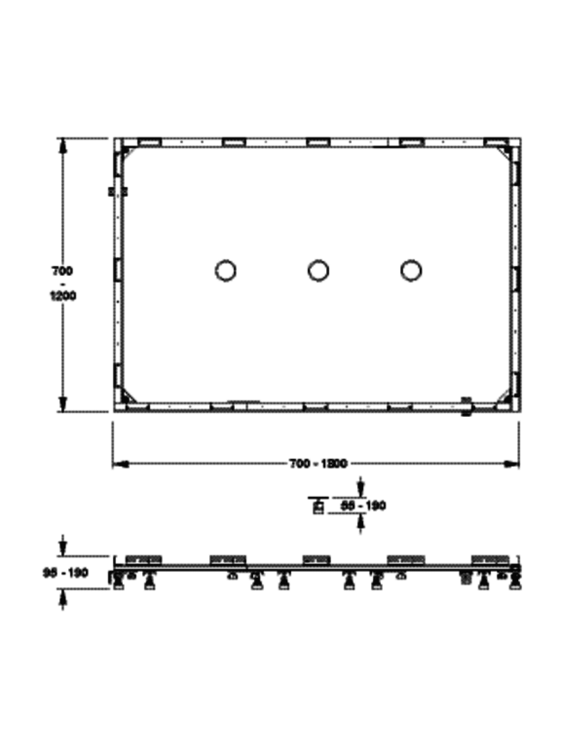 Montagerahmen SF 120/180