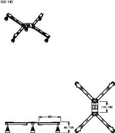 Duschwannenfuß BW-5 SF