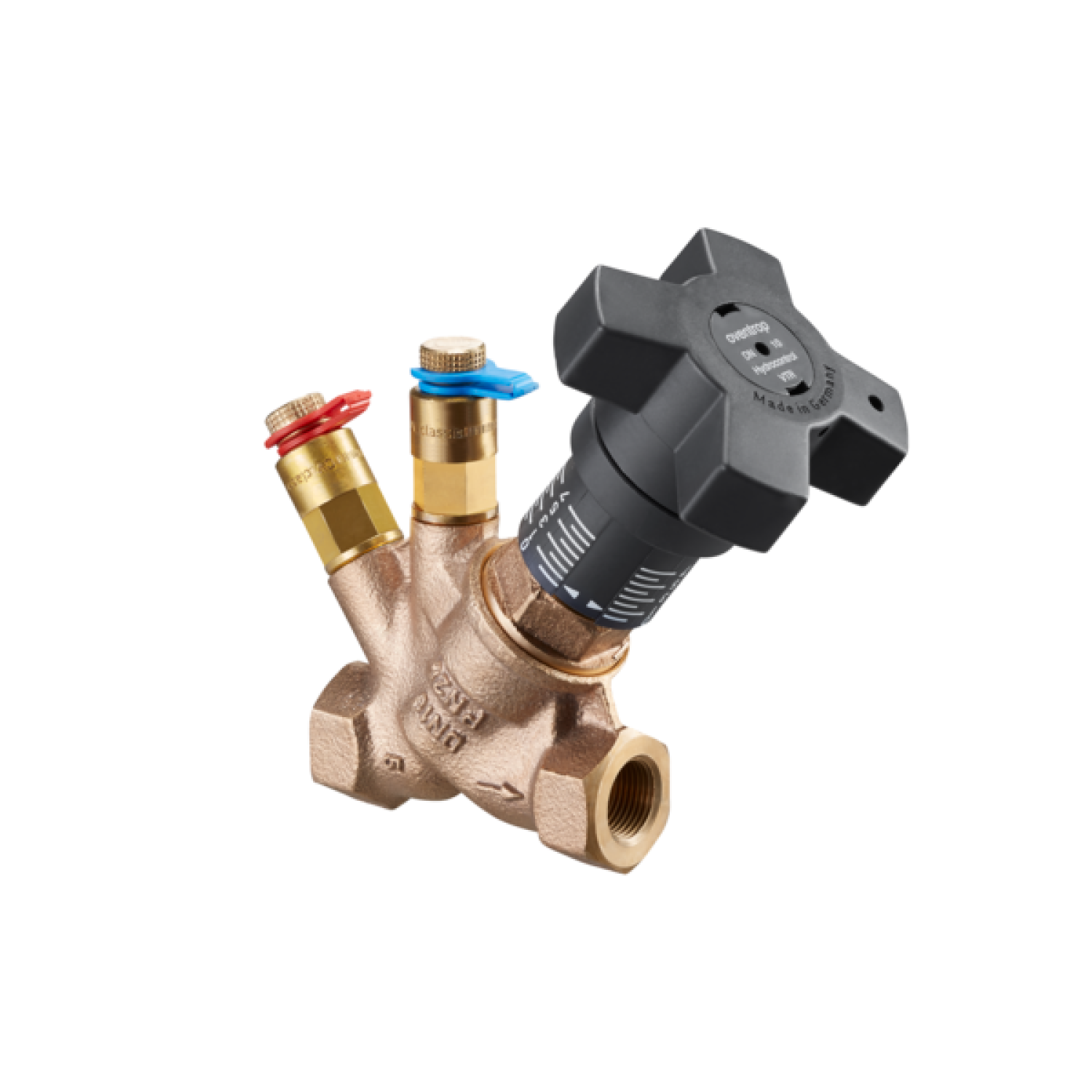 OVENTROP-Strangreg.-Vent. "Hydrocontrol VTR", DN25, PN25, IG, 2 Messventile OVENTROP-Strangreg.-Vent. "Hydrocontrol VTR", DN25, PN25, IG, 2 Messventile