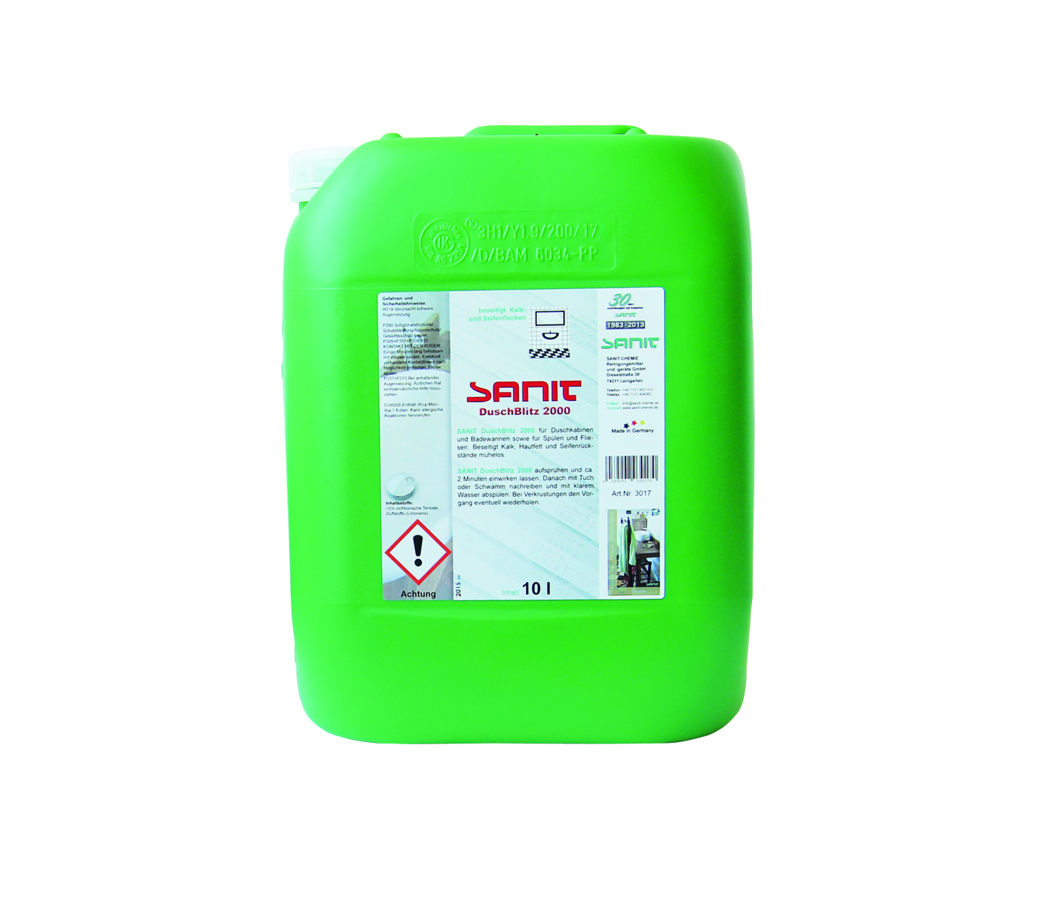 SANIT-CHEMIE DuschBlitz 2000 10 l Kanister
