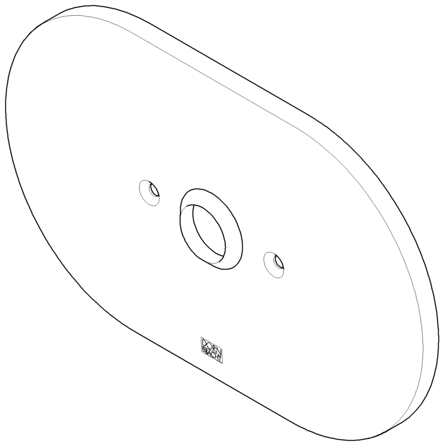 DO Abdeckung ERSATZTEILE 90110205500 241 x 198 x 16 mm Platin gebürstet