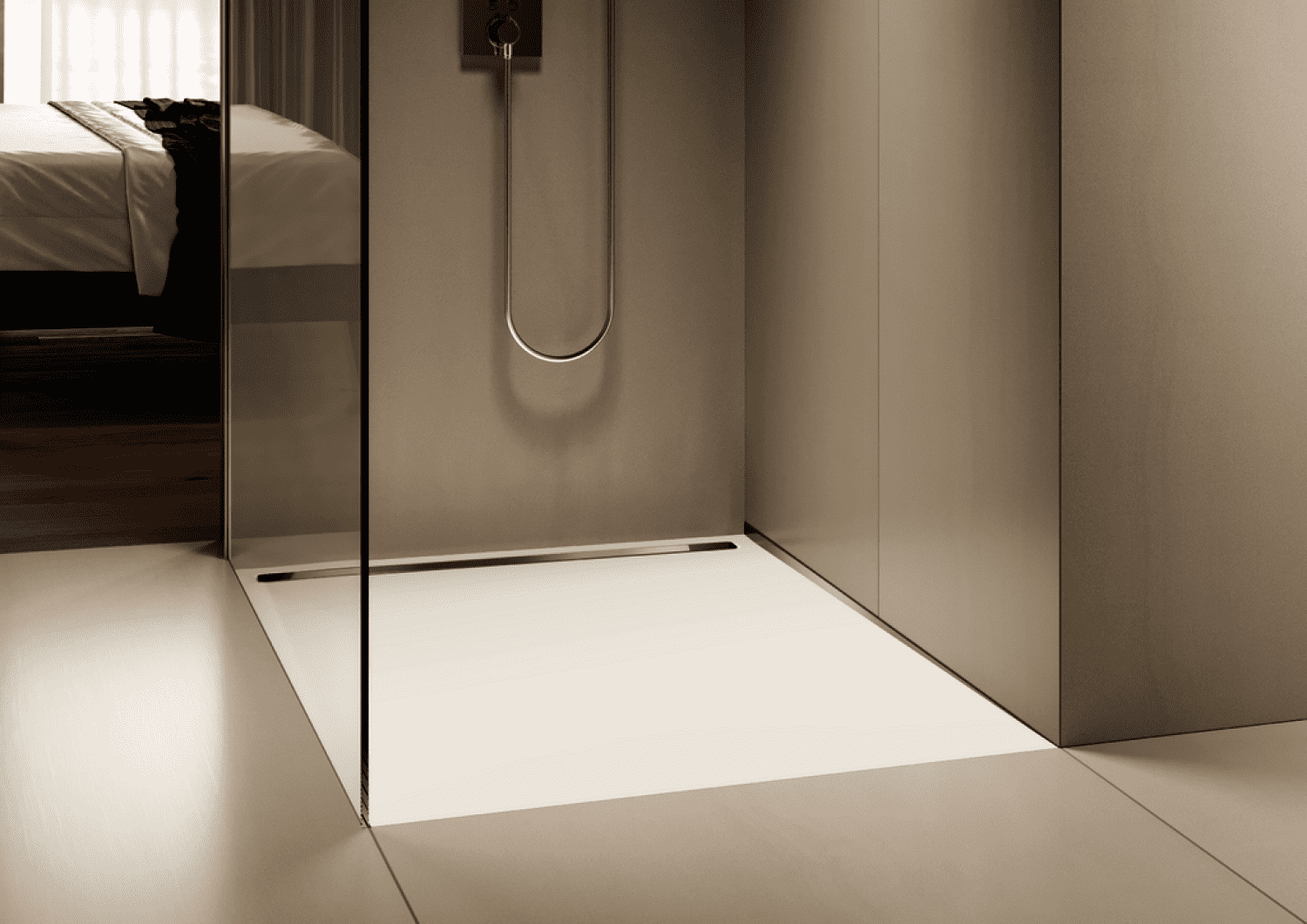 KA DW NEXSYS Mod.2618,900x1200mm, alpinweiß matt,Perl-Effekt