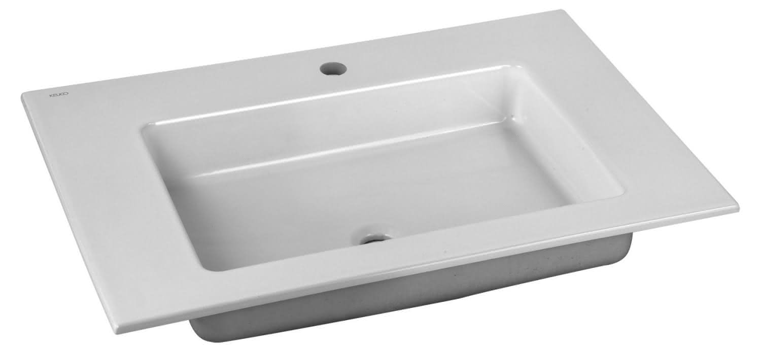 KEUCO Keramik-WT Royal 60 32140, für 1-Loch Armaturen, weiß