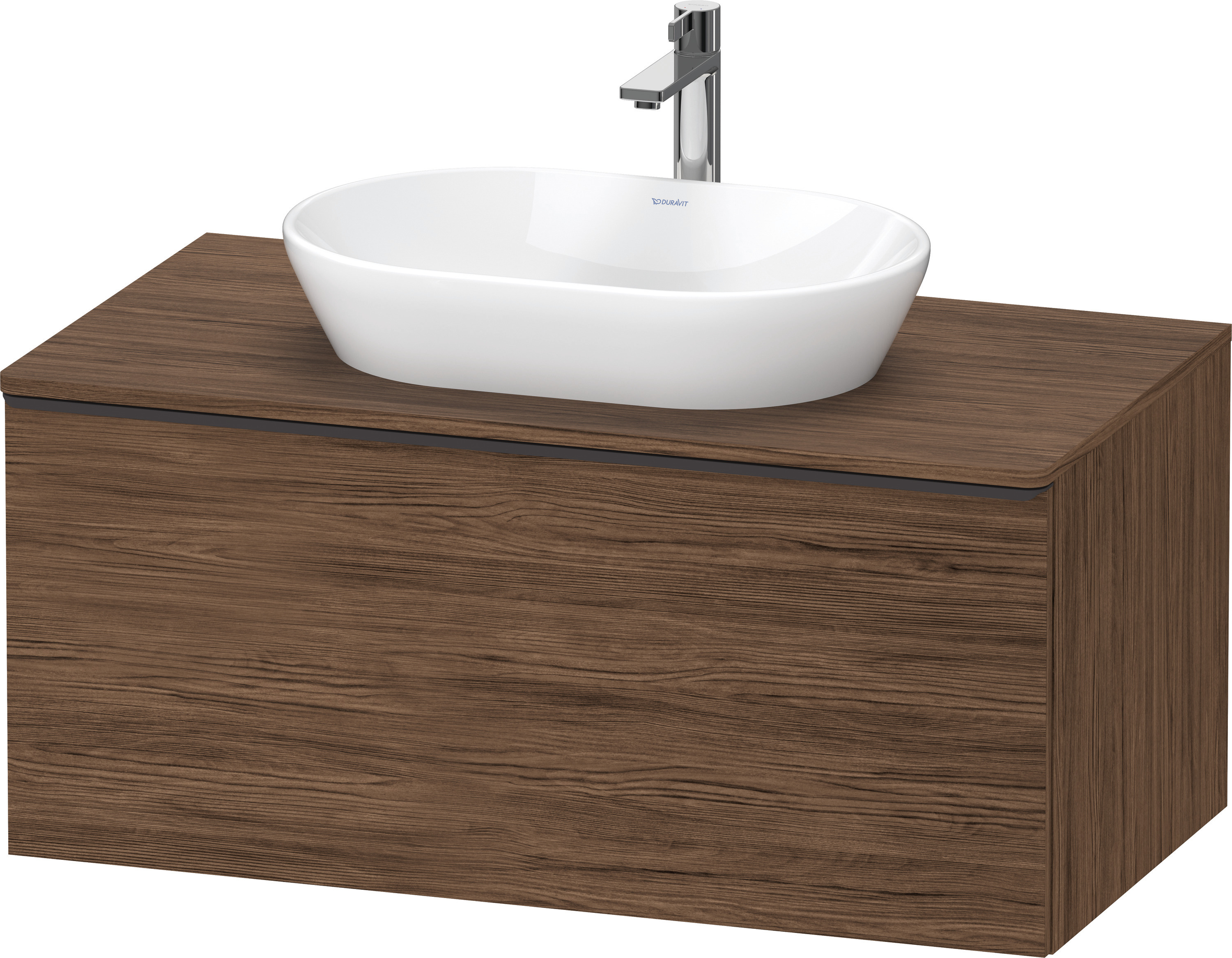 Duravit D-Neo,Kons-WTU,Ausz:1,Gr:Diam.Schwarz 1000x550x459mm,Wdh,Nussb.Dunkel Matt,Dek