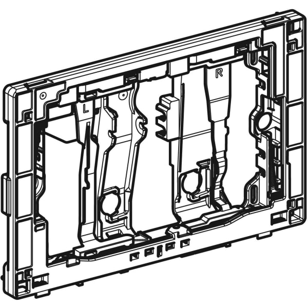 Geberit Befestigungsr. mit Schwenkmechanismus für DuoFresh Einschub hochglanz-chrom