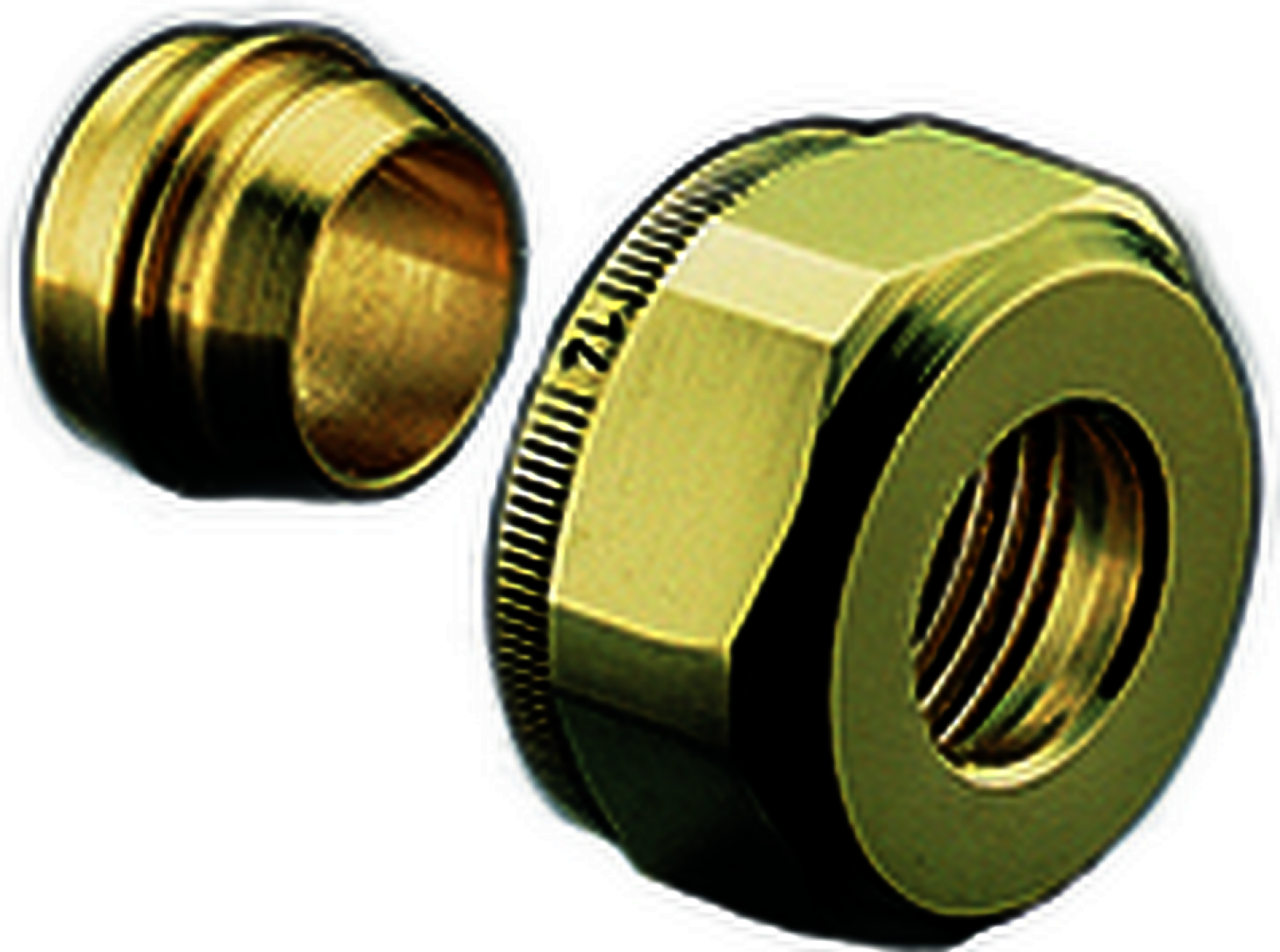 OVENTROP-Klemmringverschr. "Ofix CEP" für AG 3/4", 14mm, 2fach für Kupferrohre