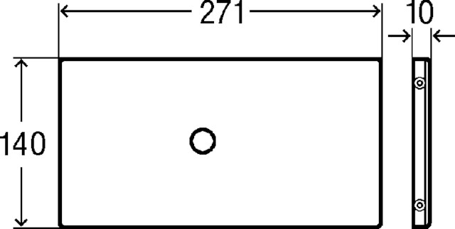 Viega Betätigungsplatte 8326.15 Visign for Public 6 in Edelstahl gebürstet