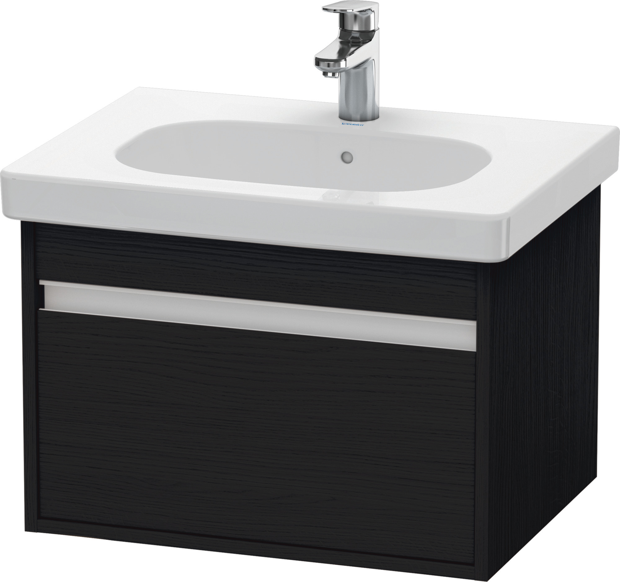 Duravit WTU wandhängend Ketho 455x600x410mm 1 Auszug, für 034265, Eiche Schwarz