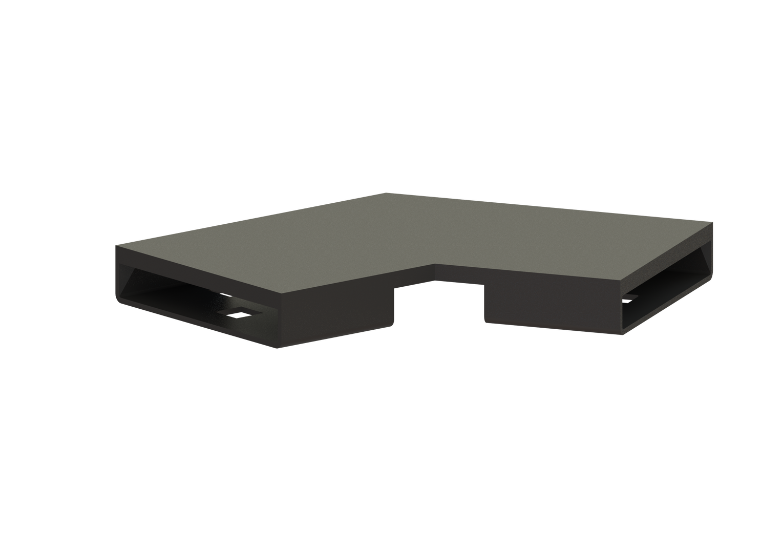 KESSEL-Verbindungsstück 30 Grad für Linearis Infinity, Black, gebürstet