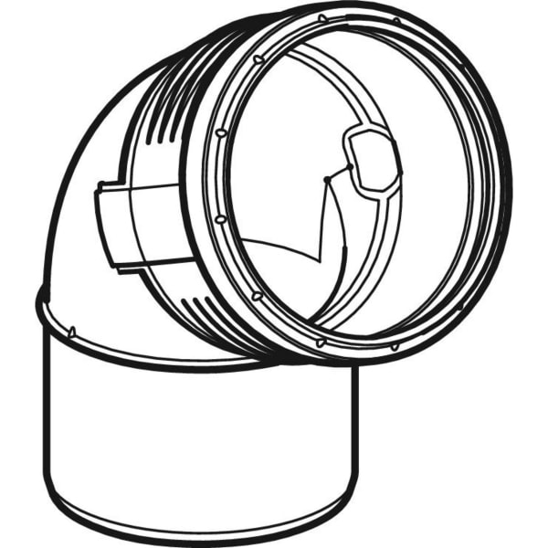 Geberit Silent-PP Bogen 67,5Gr d50