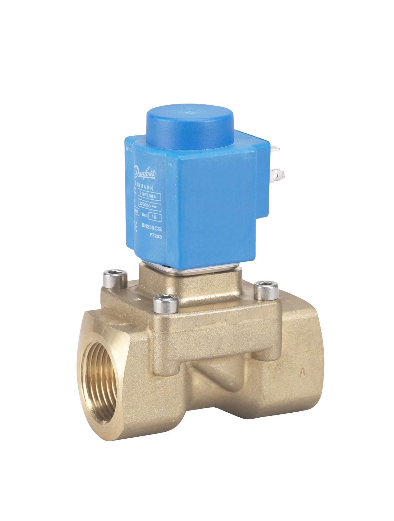 Danfoss Magnetventilgehäuse EV 250B 22BD G 1, kvs 7,0, Wasser/Dampf, NC